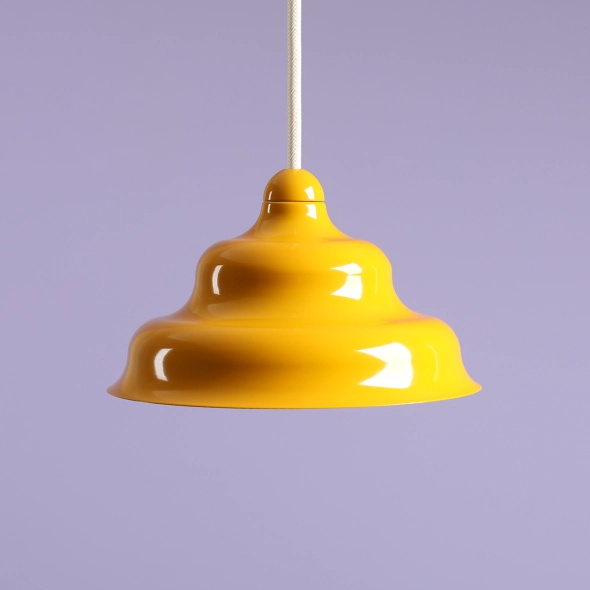 Artera :: Lampa wisząca Fala żółty rozm. S  śr. 17 cm