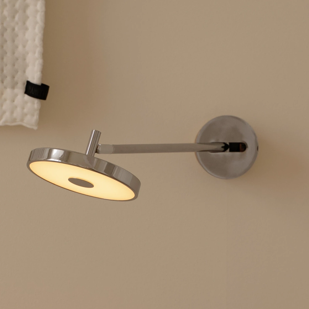 Umage :: Lampa ścienna / kinkiet Asteria Long Hardwire dł. 69,5 cm polerowana stal