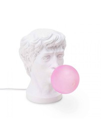 Seletti :: Lampa stołowa Wonder Times biało-różowa wys. 40,5 cm