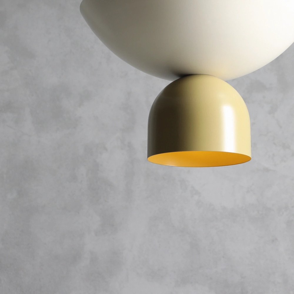 Artera :: Lampa wisząca Ilia śr. 37 cm kremowo-pistacjowo-niebieska
