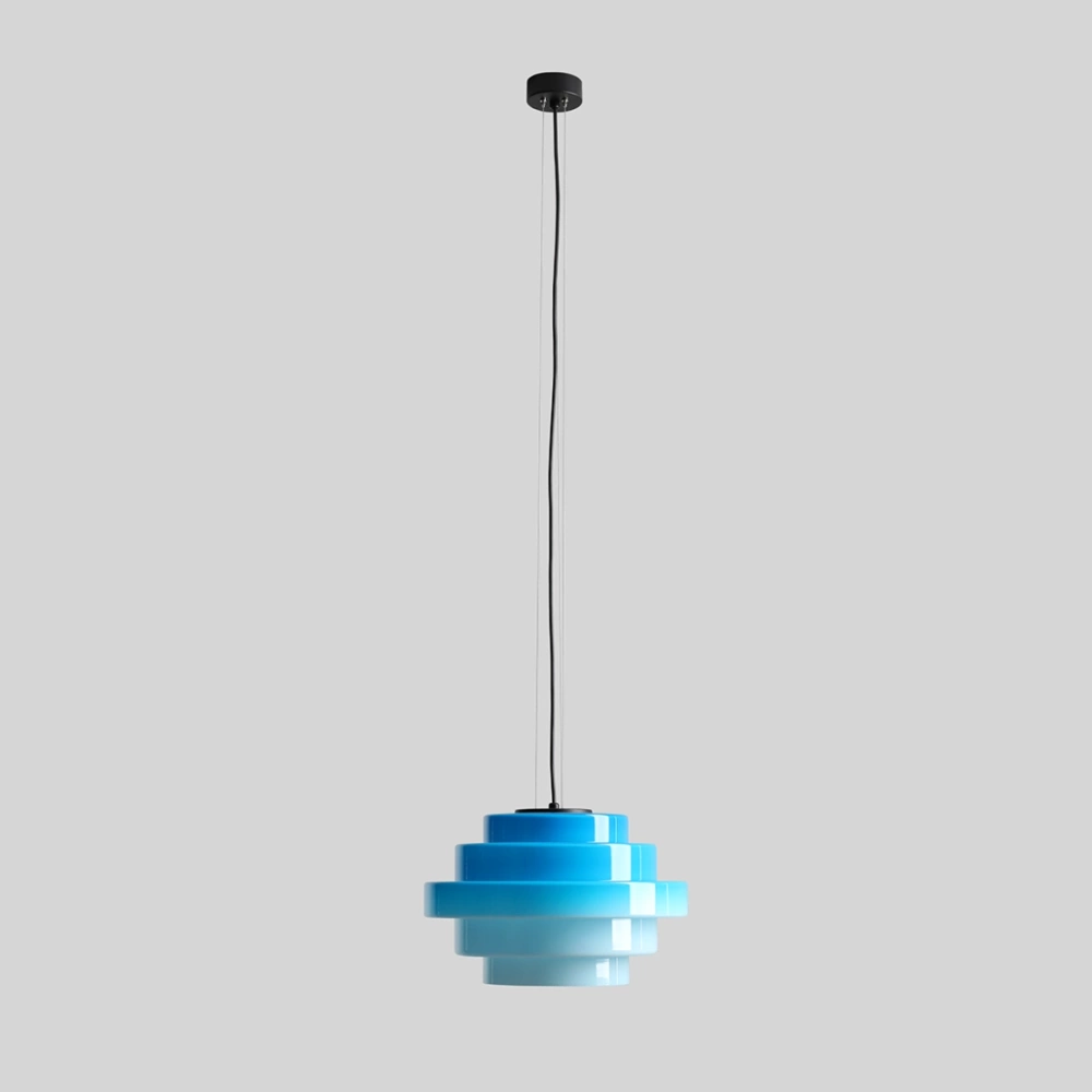 Artera :: Lampa wisząca Filo Jelly śr. 36 cm niebieska