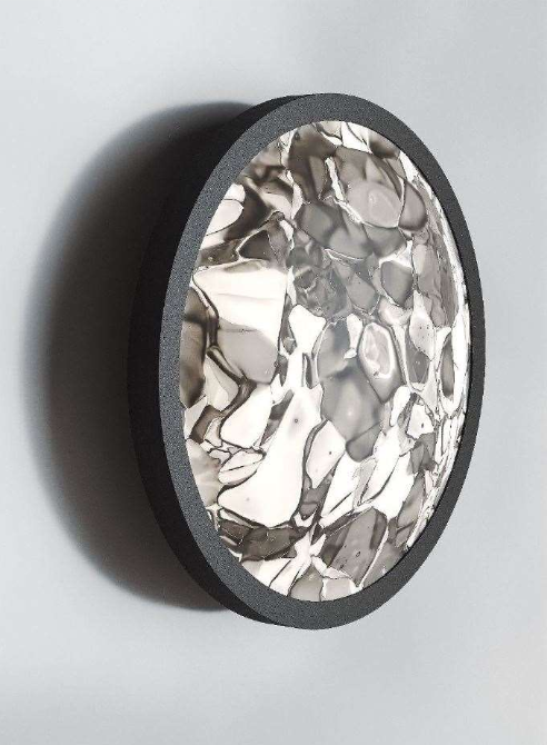 Brokis :: Lampa ścienna / Kinkiet Convex śr. 30 cm transparentna