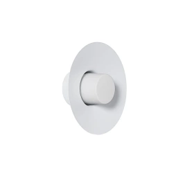 Ummo :: Lampa ścienna / kinkiet Caponio W A śr. 28 cm biały