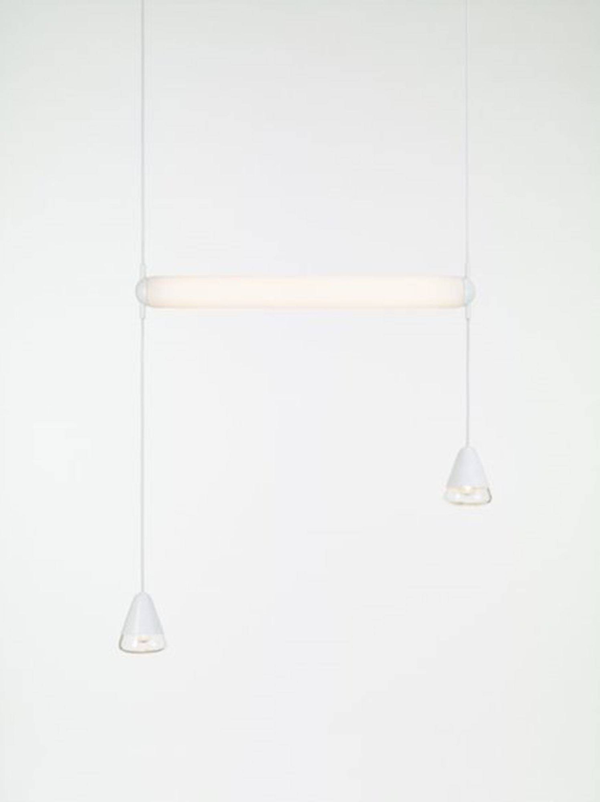 Brokis :: Lampa wisząca Puro Single Horizontal szer. 83 cm biała