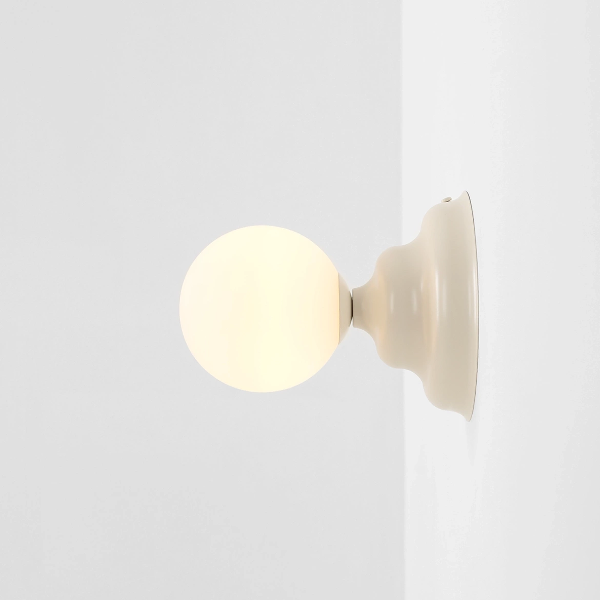Artera :: Lampa sufitowa / plafon Fala S szer. 17 cm kremowy