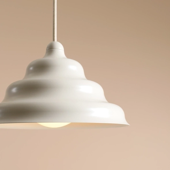 Artera :: Lampa wisząca Fala lekko kremowa rozm. M śr. 23 cm