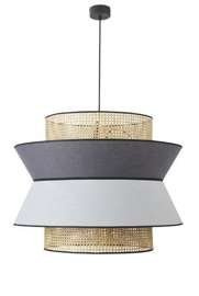 Market Set :: Lampa wisząca Singapour szaro-biała rozm. XXL śr. 78 cm