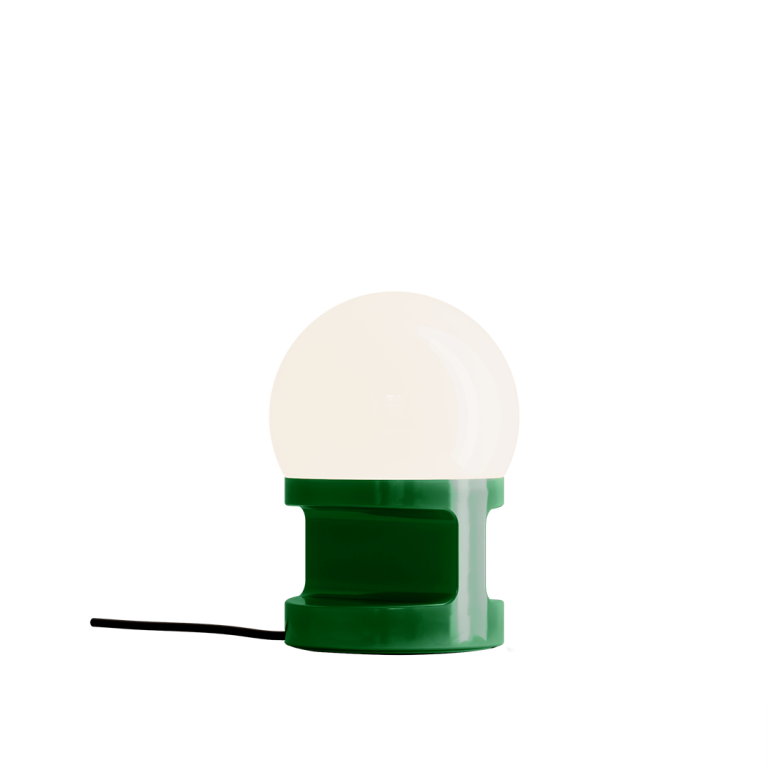 Ferroluce :: Lampa stołowa Habea wys. 22,5 cm zielona