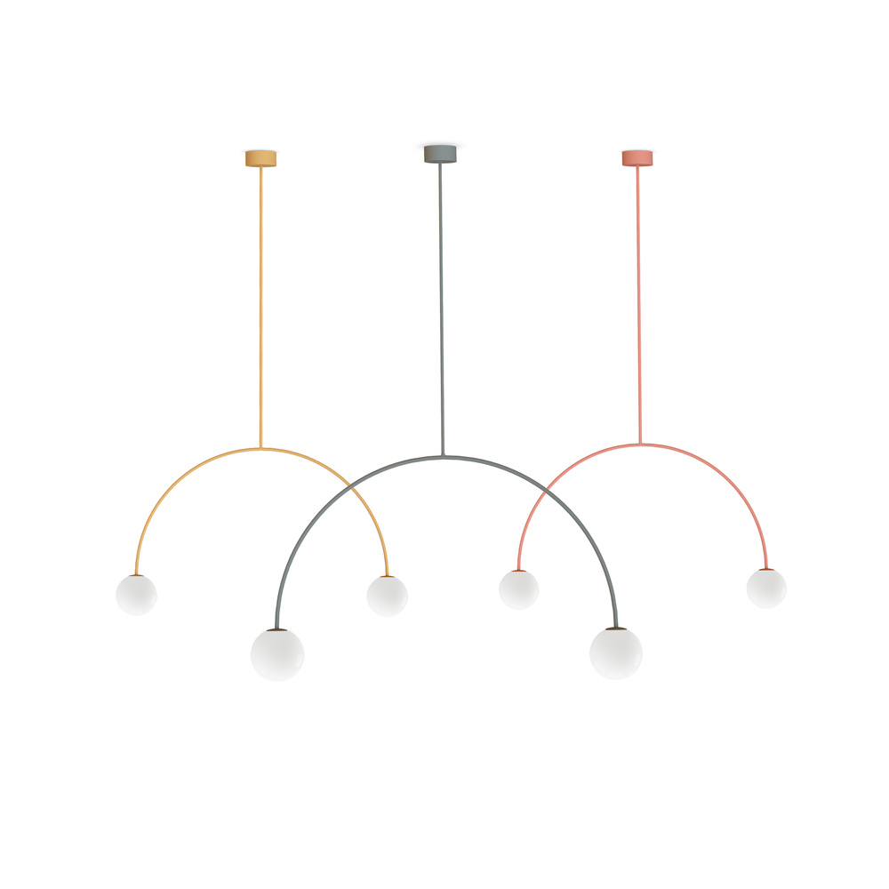 Robin :: Lampa wisząca Riga szer. 60 cm czarna