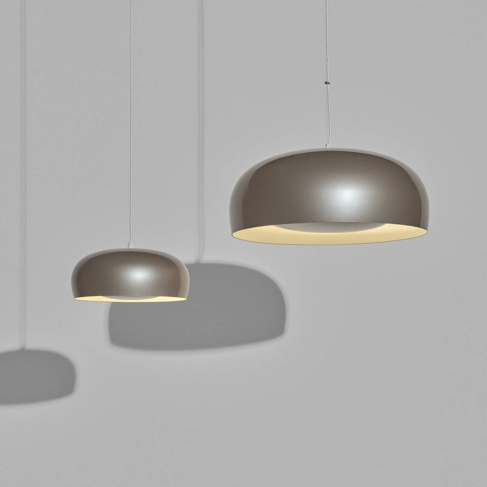 Petite Friture :: Lampa wisząca Brush śr. 60 cm srebrna