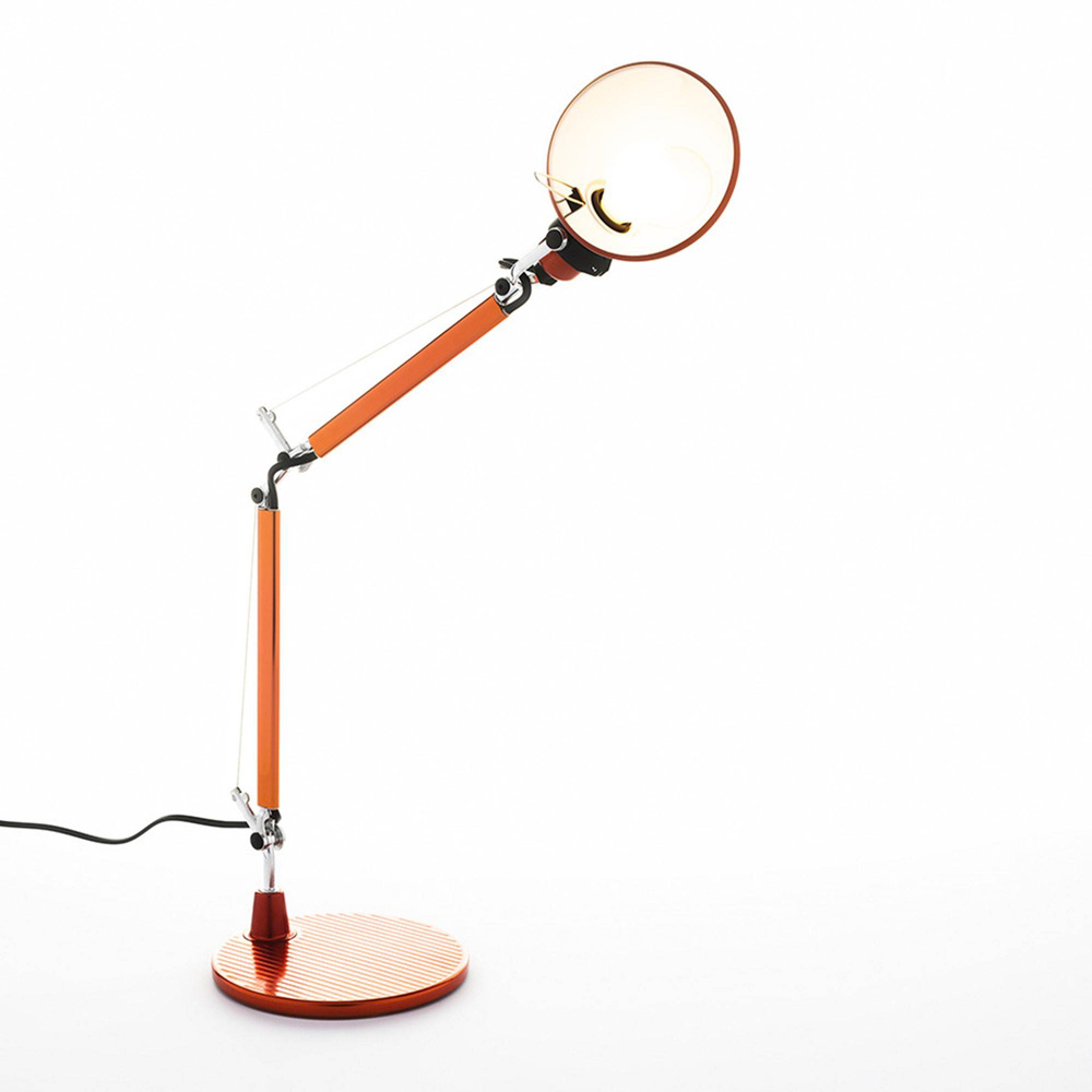 Artemide :: Lampa biurkowa Tolomeo Micro pomarańczowa wys. 37 cm