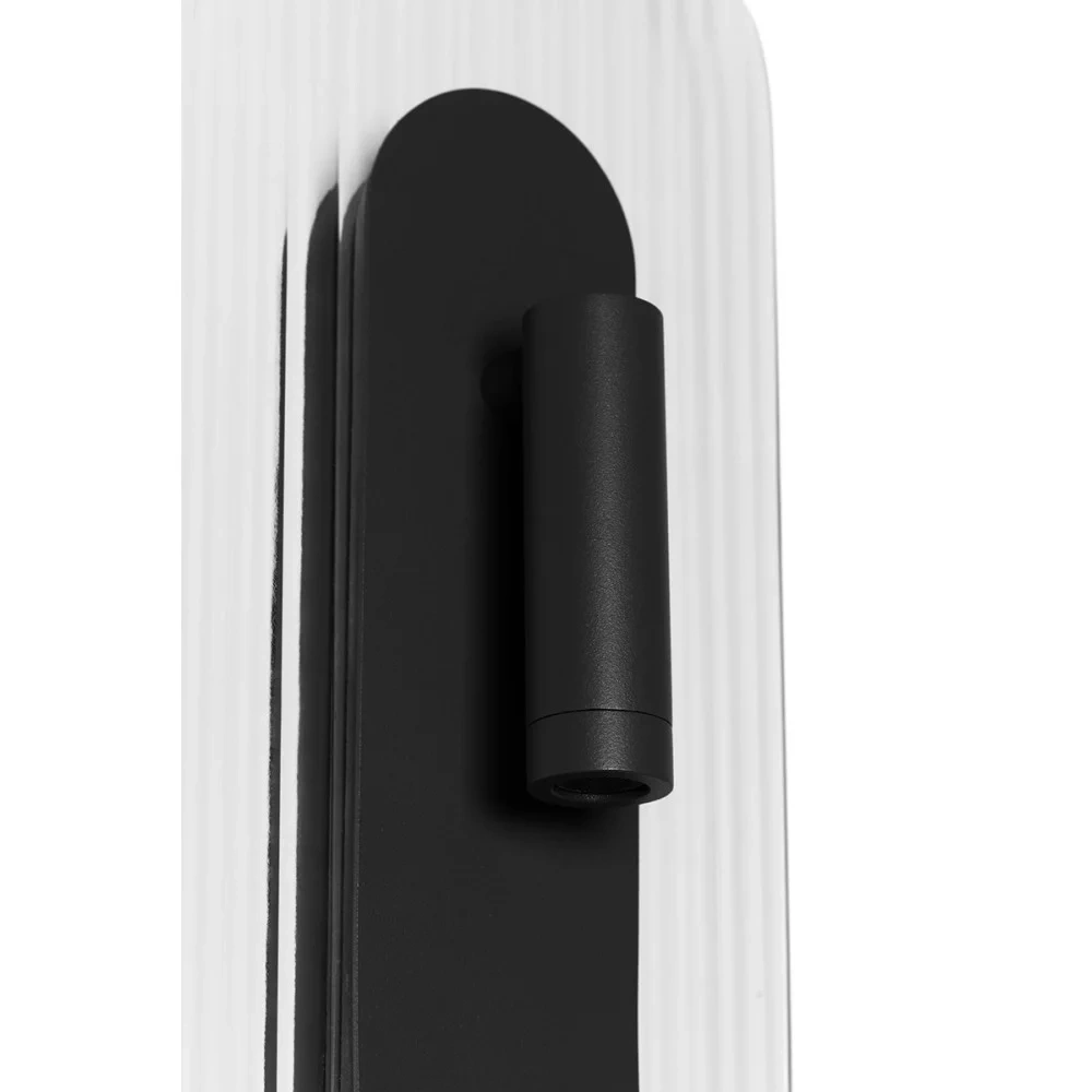 Ummo :: Lampa ścienna / kinkiet RIFLO W C czarny wys. 43,5