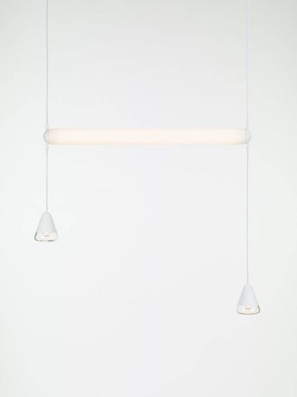 Brokis :: Lampa wisząca Puro Single Horizontal szer. 103 cm biała