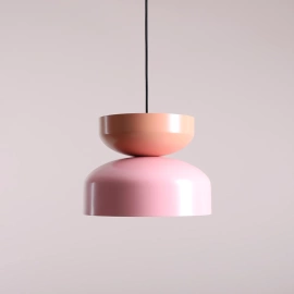 Artera :: Modułowa lampa wisząca Tula w pastelowych kolorach różowy / koralowy śr. 30 cm