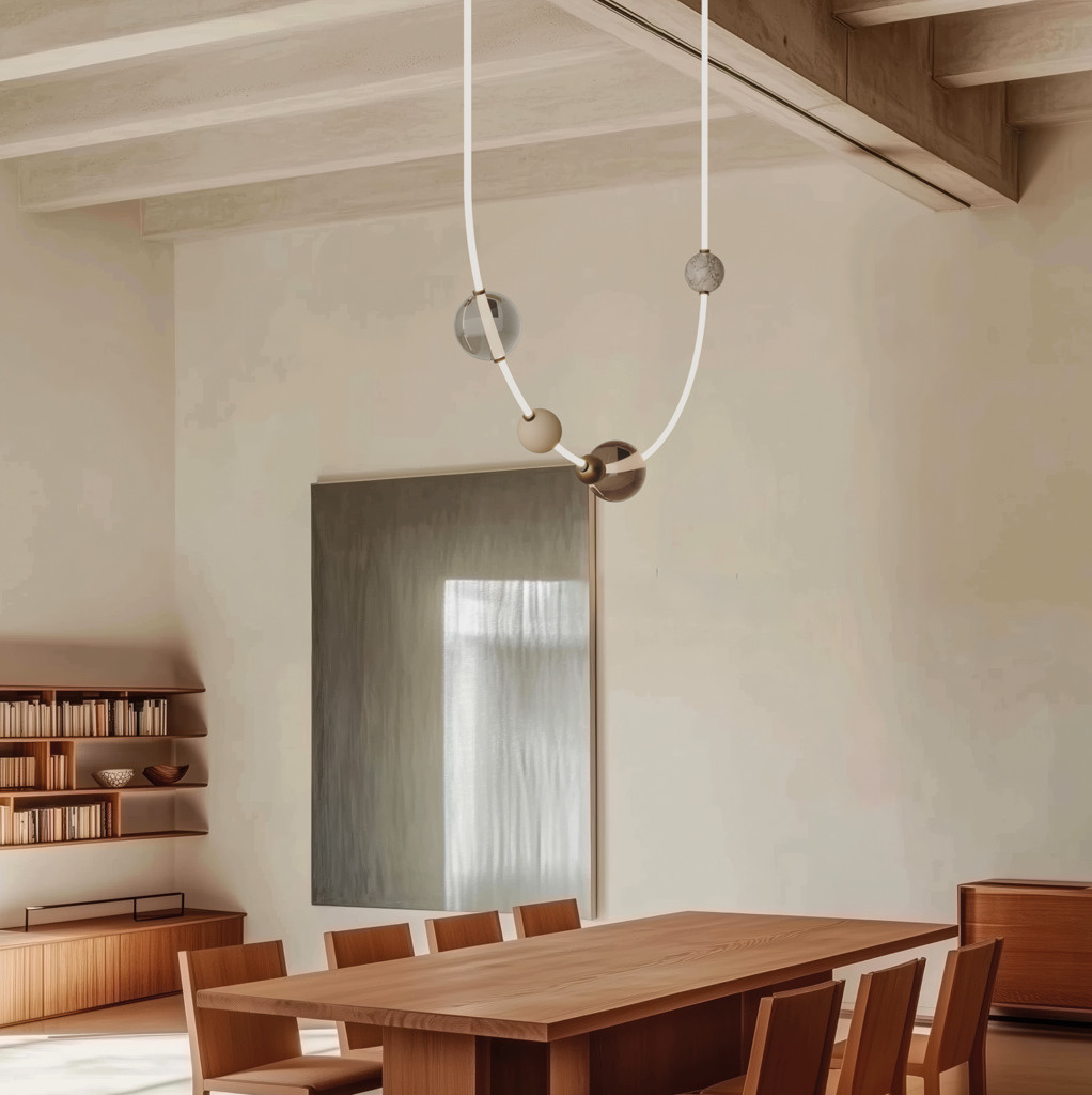 Aromas :: Lampa wisząca Yma Horizontal dł. 300 cm wielokolorowa