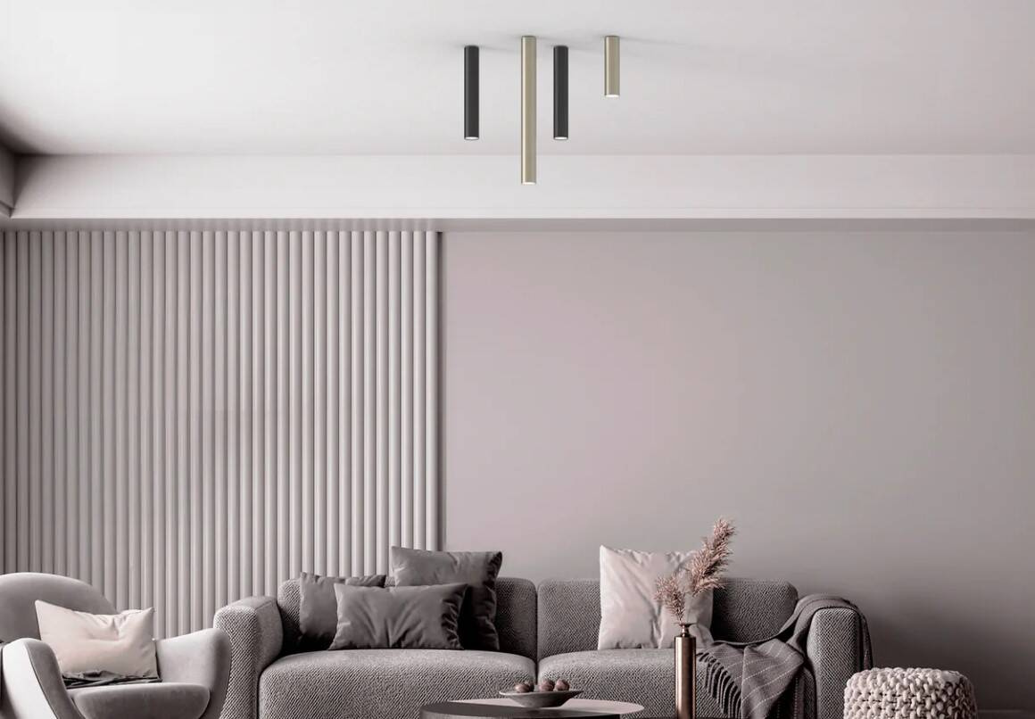 Robin :: Lampa sufitowa / plafon Rose Bronze wys. 40 cm