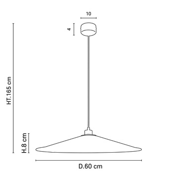Market Set :: Lampa wisząca Sonia Laudet śr. 60 cm niebieska