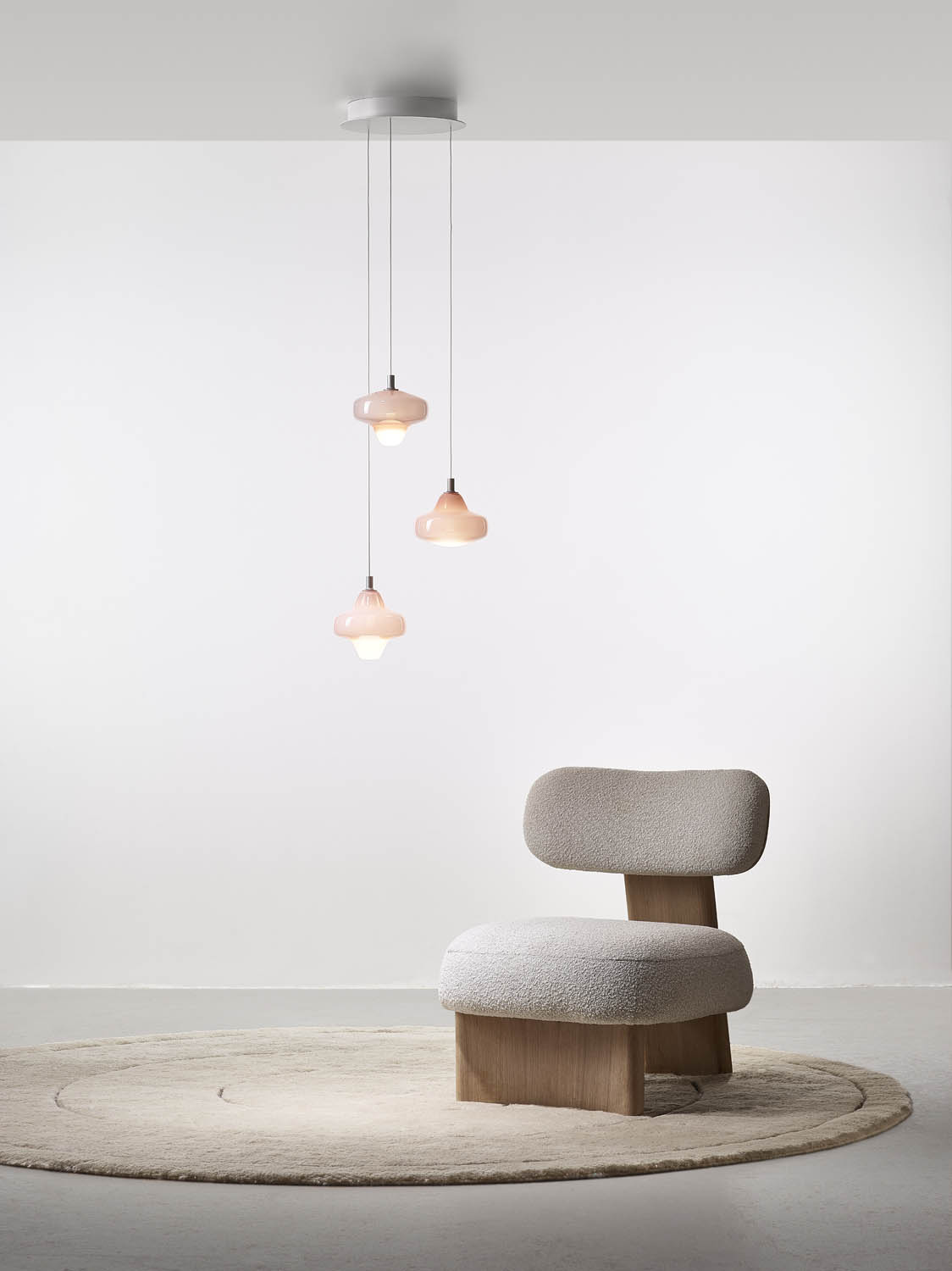 Brokis :: Lampa Wisząca Starcloud Lyra szer. 18 cm mlecznobiała