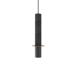 Robin :: Lampa wisząca Rita czarna brązowa