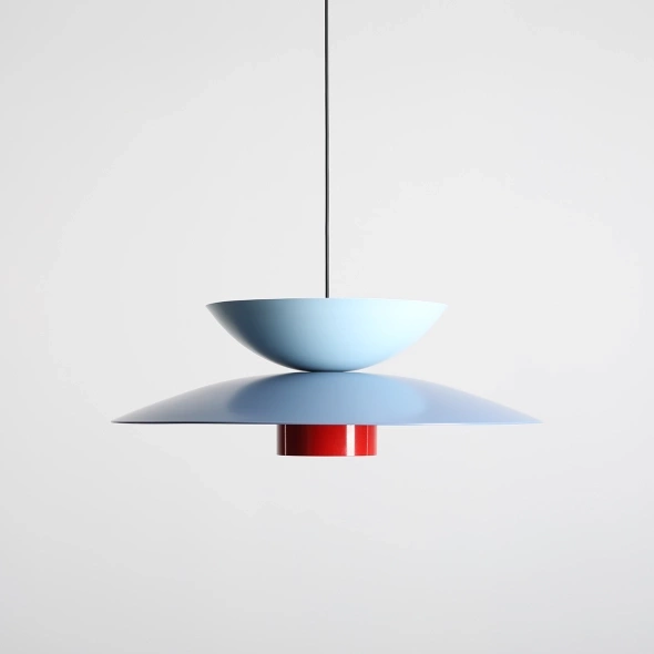Artera :: Lampa wisząca Teya śr. 65 cm niebiesko-czerwona