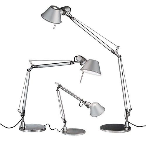 Artemide :: Lampa biurkowa Tolomeo Mini srebrna wys. 54 cm