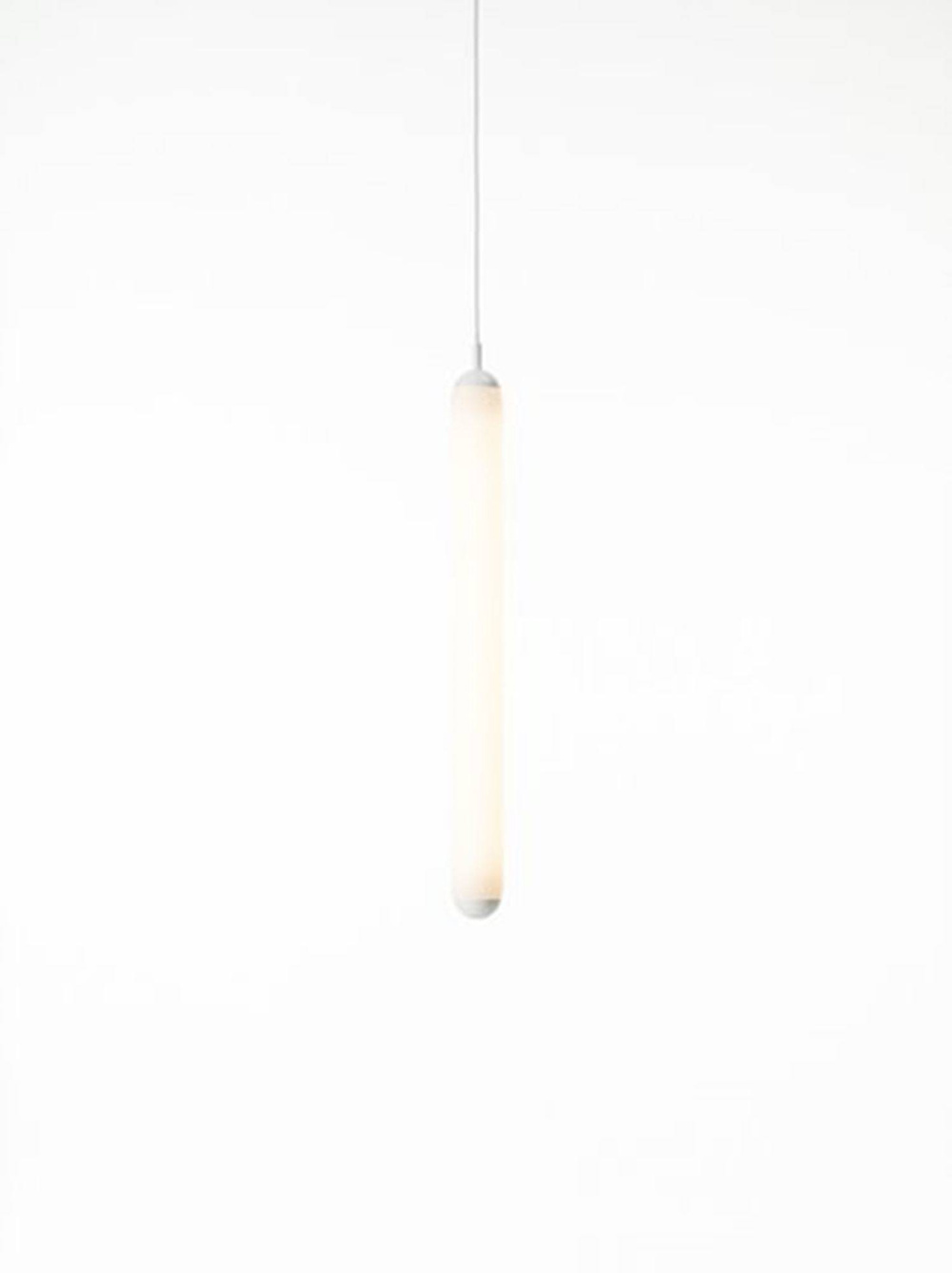 Brokis :: Lampa wisząca Puro Solo Vertical srebrna wys. 83 cm