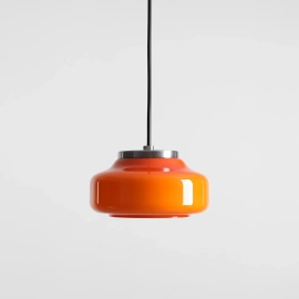 Artera :: Lampa wisząca Bonbon 2.0 Orange rozm. S śr. 16 cm pomarańczowa / stalowe mocowanie