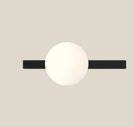 Artera :: Lampa ścienna / kinkiet Garda 1 szer. 36 cm czarny