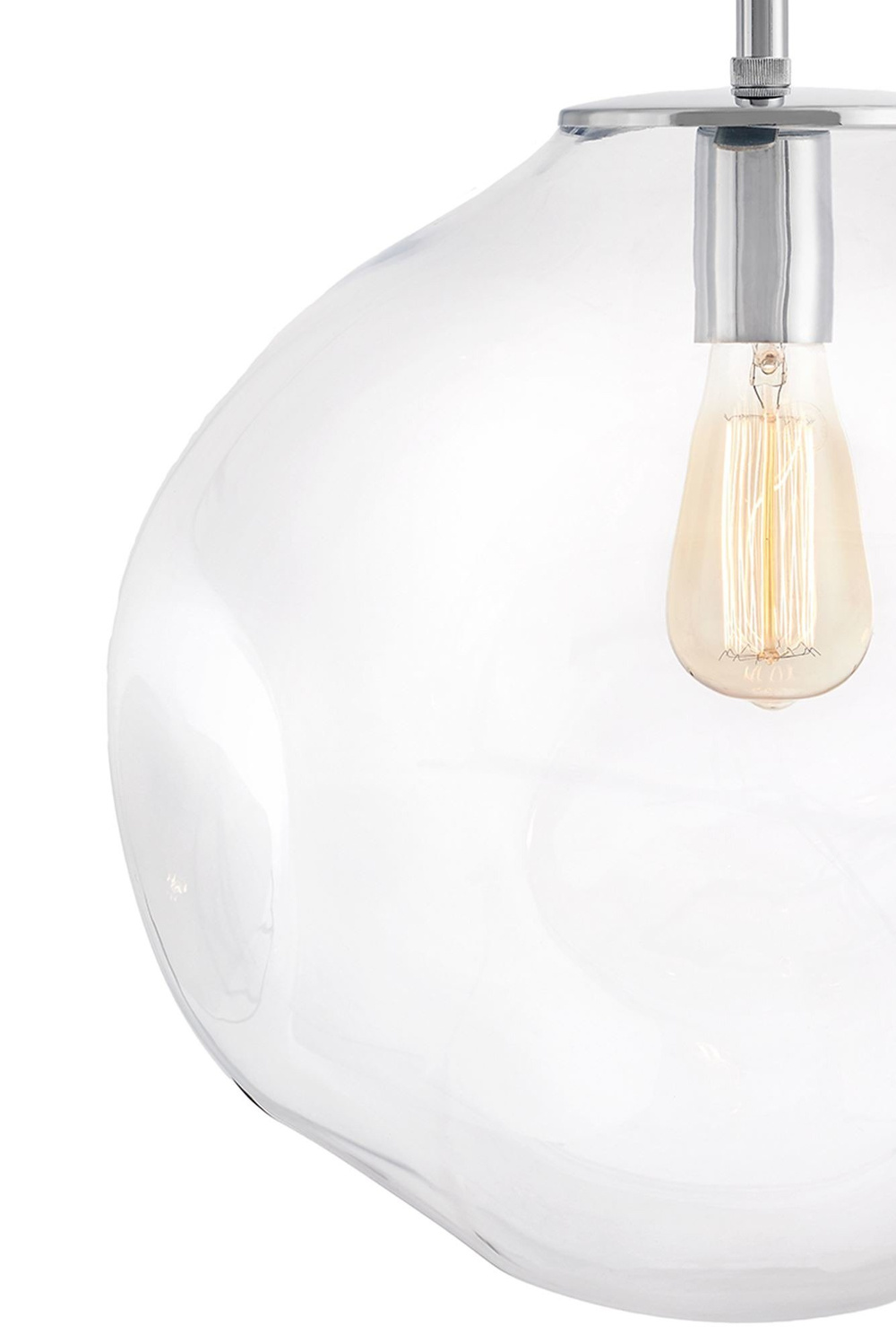 Kaspa :: Lampa wisząca Avia 3 klosze transparentna