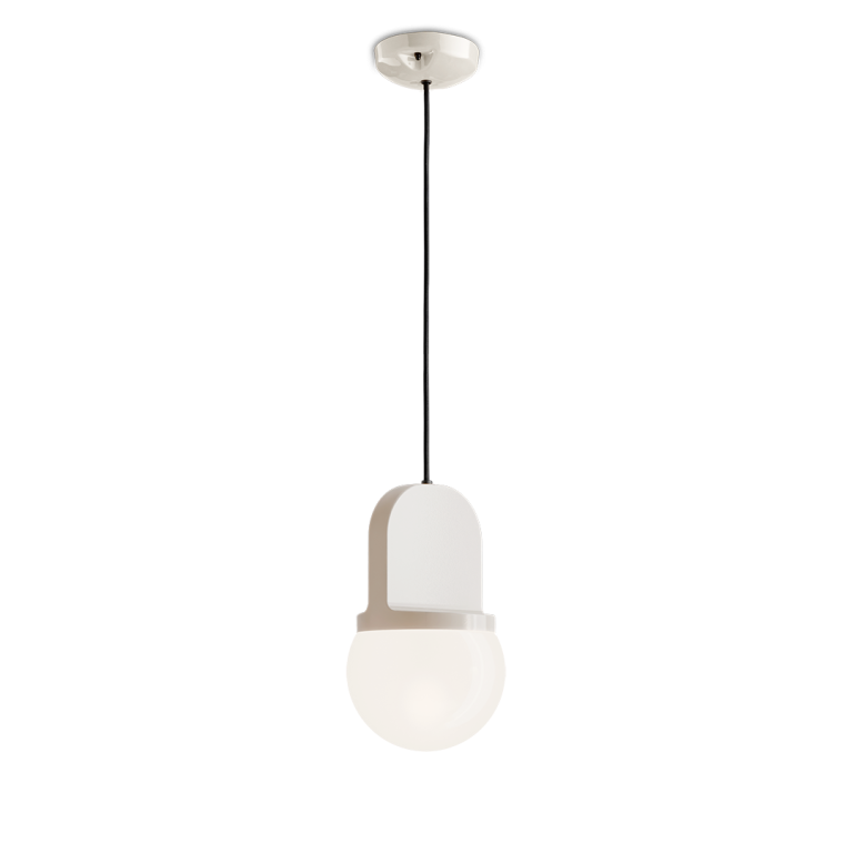 Ferroluce :: Lampa wisząca Habea śr. 16 cm kremowa