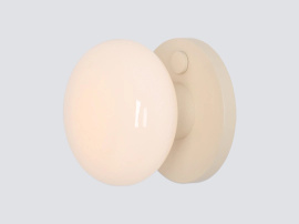 Artera :: Lampa ścienna / kinkiet Flo Cream S szer. 19 cm beżowy