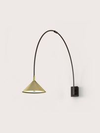 Aromas :: Lampa ścienna / kinkiet Hinoo czarno-złota gł. 111 cm