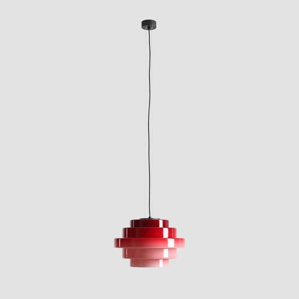 Artera :: Lampa sufitowa Filo Berry rozm. XL śr. 36 cm bordoworóżowa