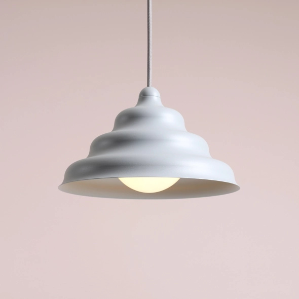 Artera :: Lampa wisząca Fala szarobłękitna rozm. M śr. 23 cm