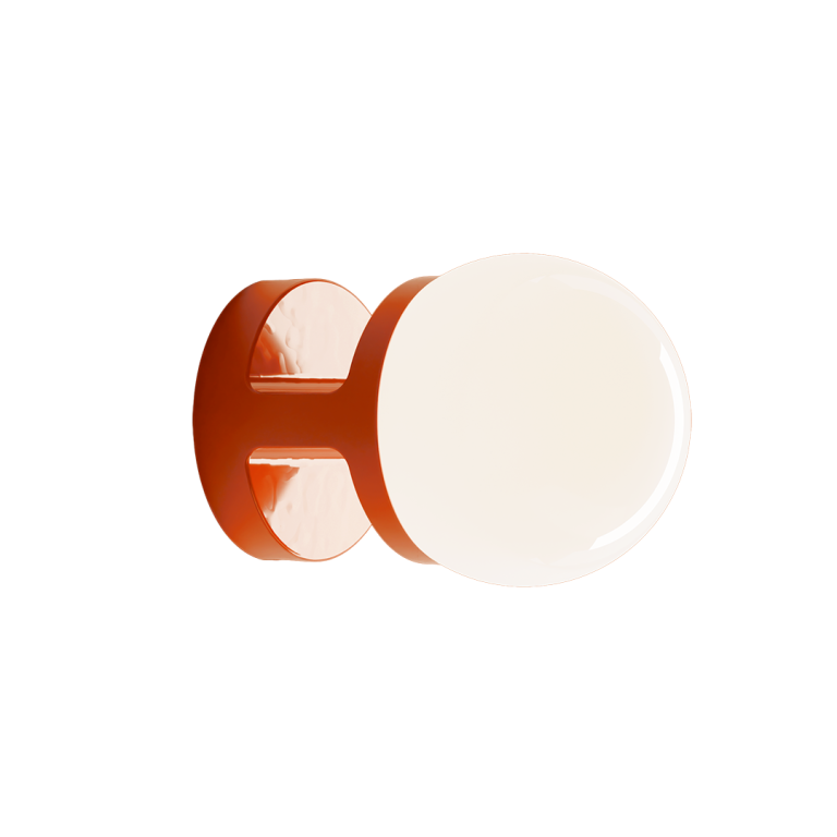 Ferroluce :: Lampa ścienna / kinkiet Habea śr. 16 cm pomarańczowa