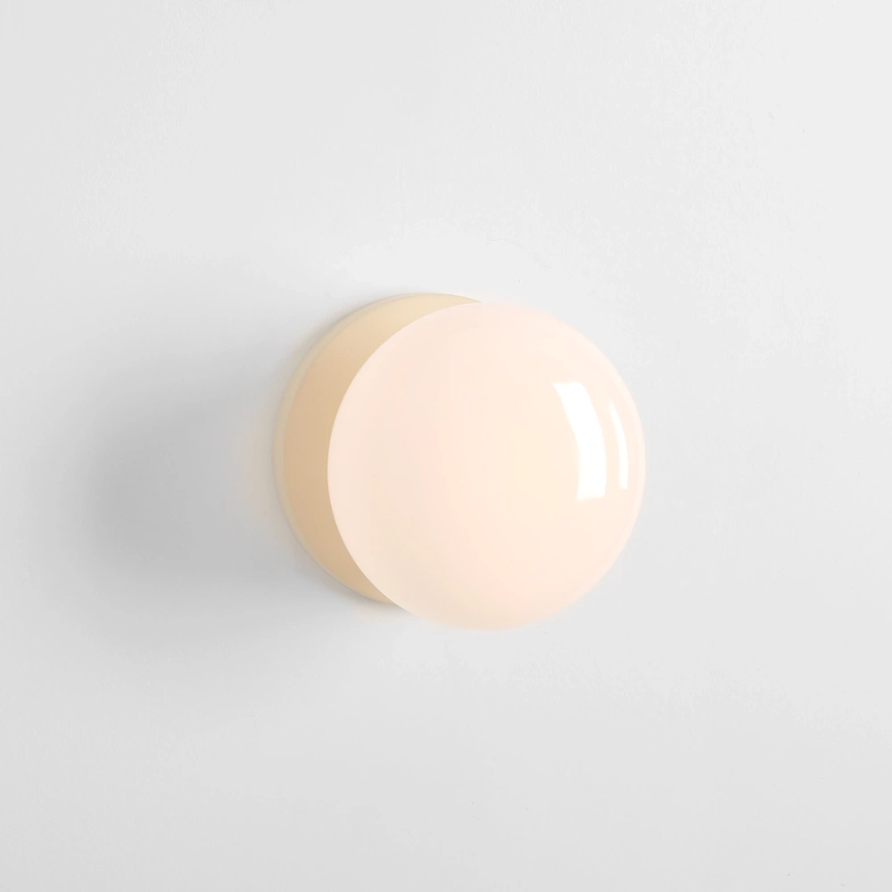 Artera :: Lampa ścienna / kinkiet Flo Cream S szer. 19 cm beżowy