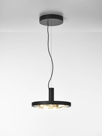 Brokis :: Lampa Wisząca Convex śr. 42,6 cm transparentna czarna