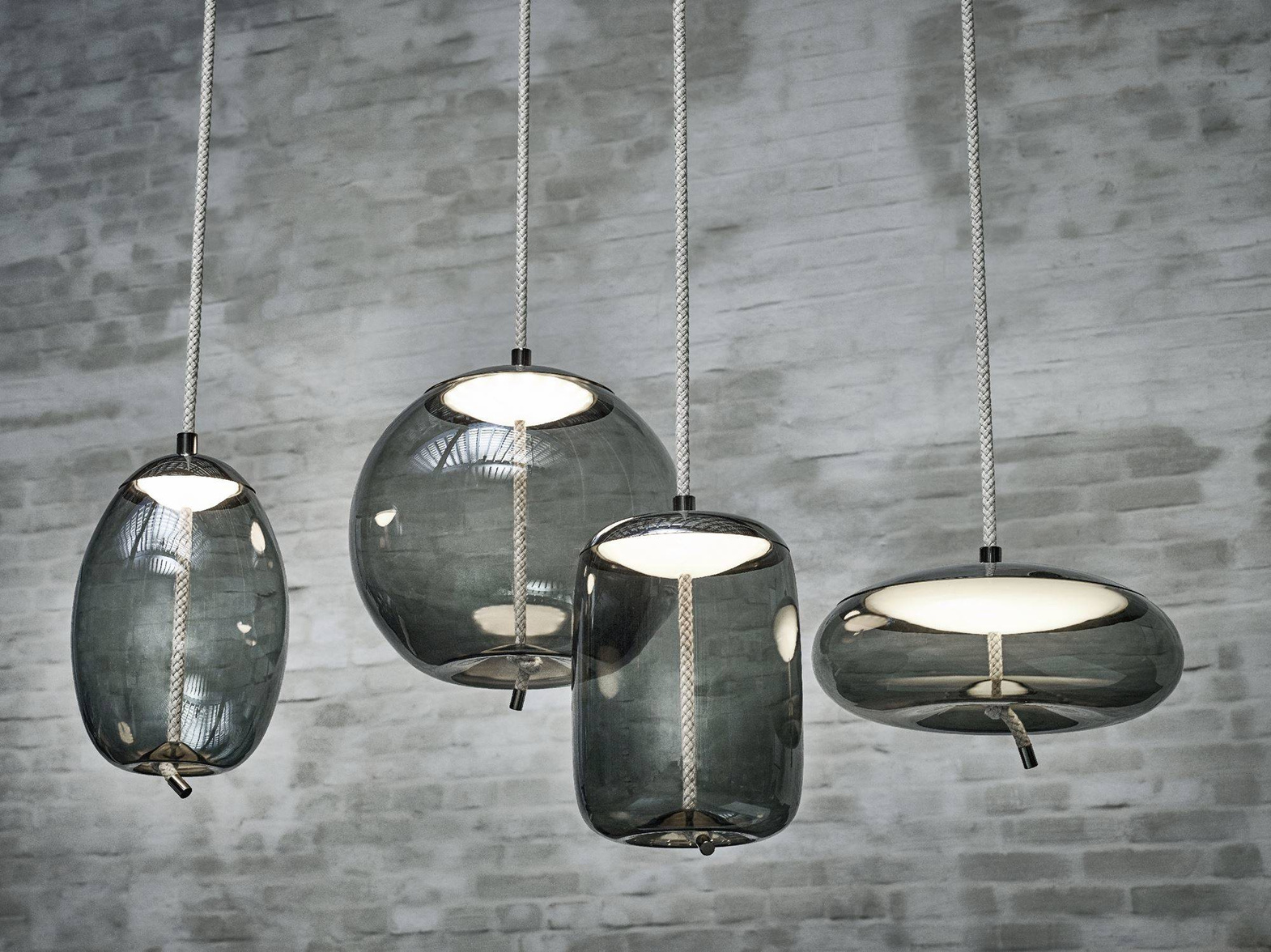 Brokis :: Lampa wisząca Knot Small Uovo śr. 18 cm czarna