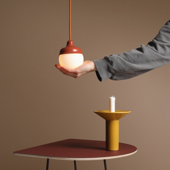 Artera :: Lampa wisząca Fala czerwony rozm. XS