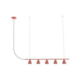 Robin :: Żyrandol Rimini czerwona