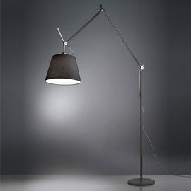 Artemide :: Lampa podłogowa Tolomeo Mega czarna śr. 36 cm