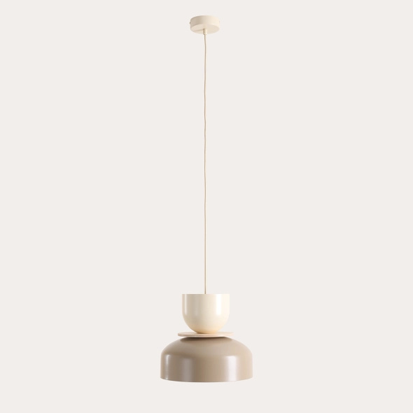 Artera :: Lampa wisząca Uto śr. 30 cm beżowo-kremowa