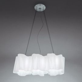 Artemide :: Lampa wisząca Logico szklana biała wys. 200 cm