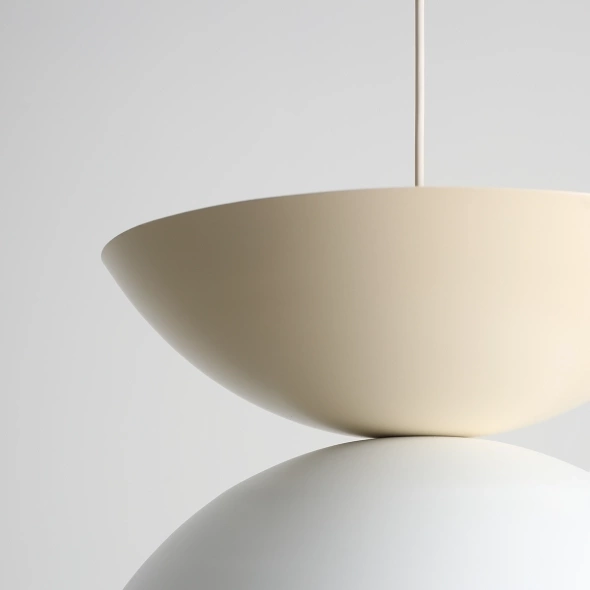 Artera :: Lampa wisząca Otti biało beżowa