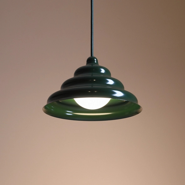 Artera :: Lampa wisząca Fala zielona rozm. M śr. 23 cm