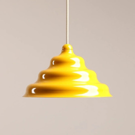 Artera :: Lampa wisząca Fala żółta rozm. M śr. 23 cm