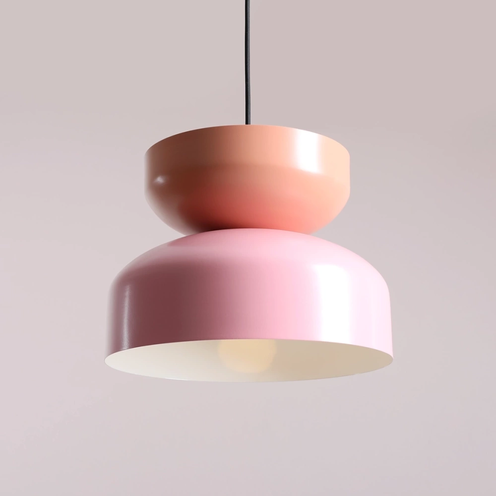 Artera :: Modułowa lampa wisząca Tula w pastelowych kolorach różowy / koralowy śr. 30 cm