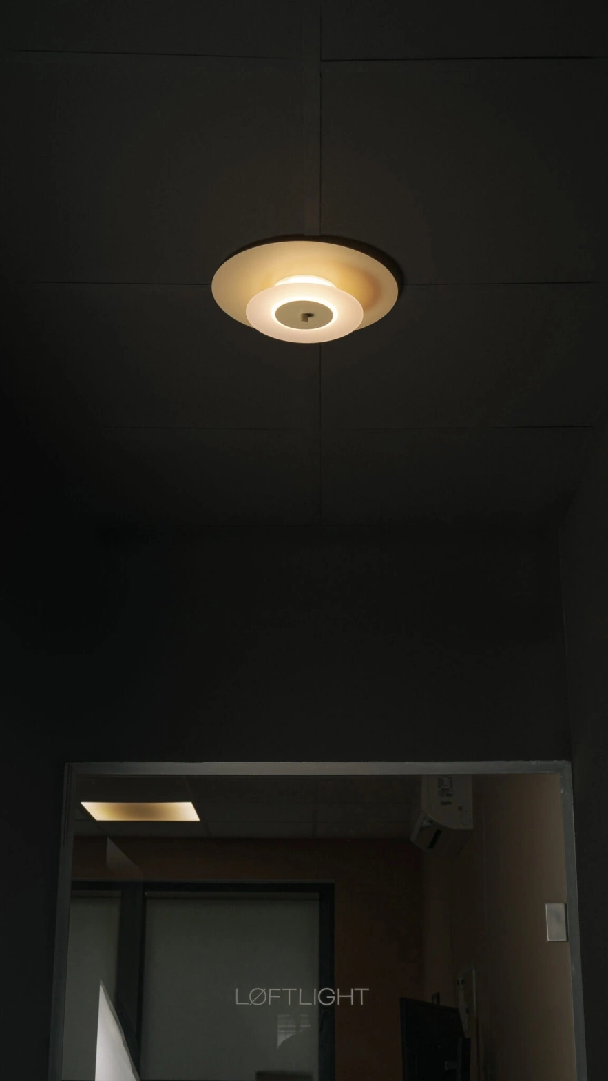 Loftlight :: Lampa sufitowa / ścienna Aeroplan srebrna rozmiar do wyboru