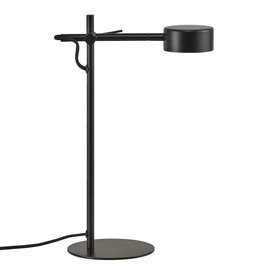 Lampa biurkowa czarna wys. 41 cm