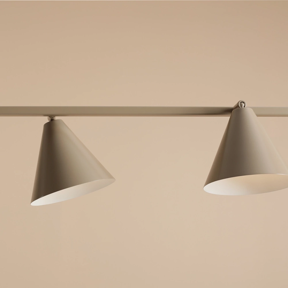 Artera::Lampa wisząca Form 4 szer. 120 cm beżowa
